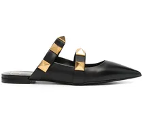 Roman Stud Ballerinas - Schwarz