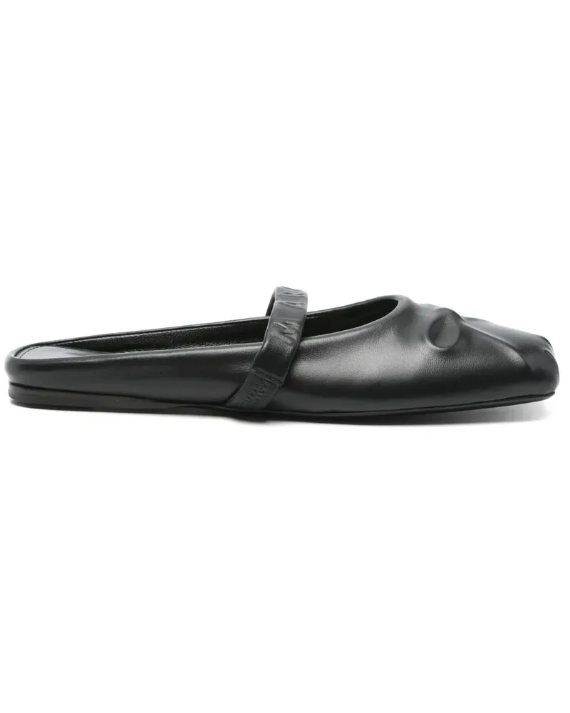 Marni Klassische Mules - Schwarz Schwarz