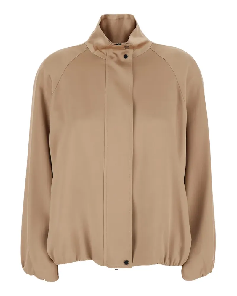 Antonelli Firenze Grace zip-up jacket - Nude Nude