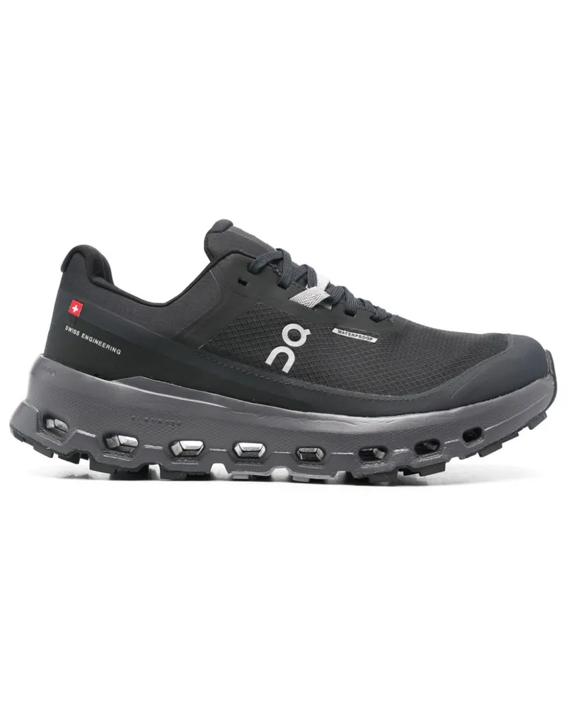 ON Wasserdichte Cloudvista 2 Sneakers - Schwarz Schwarz