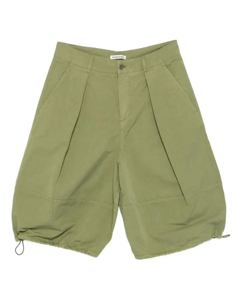 YMC Salba Shorts mit Kordelzug - Grün Grün