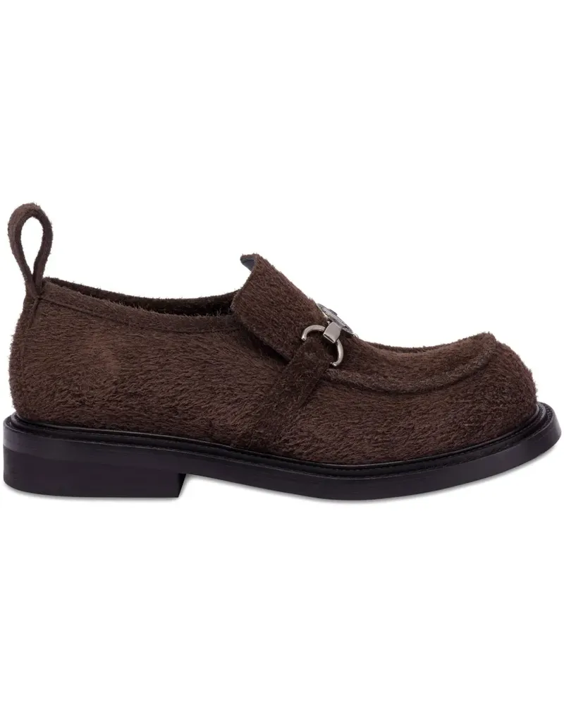 Moschino Loafer aus Kalbshaar - Braun Braun