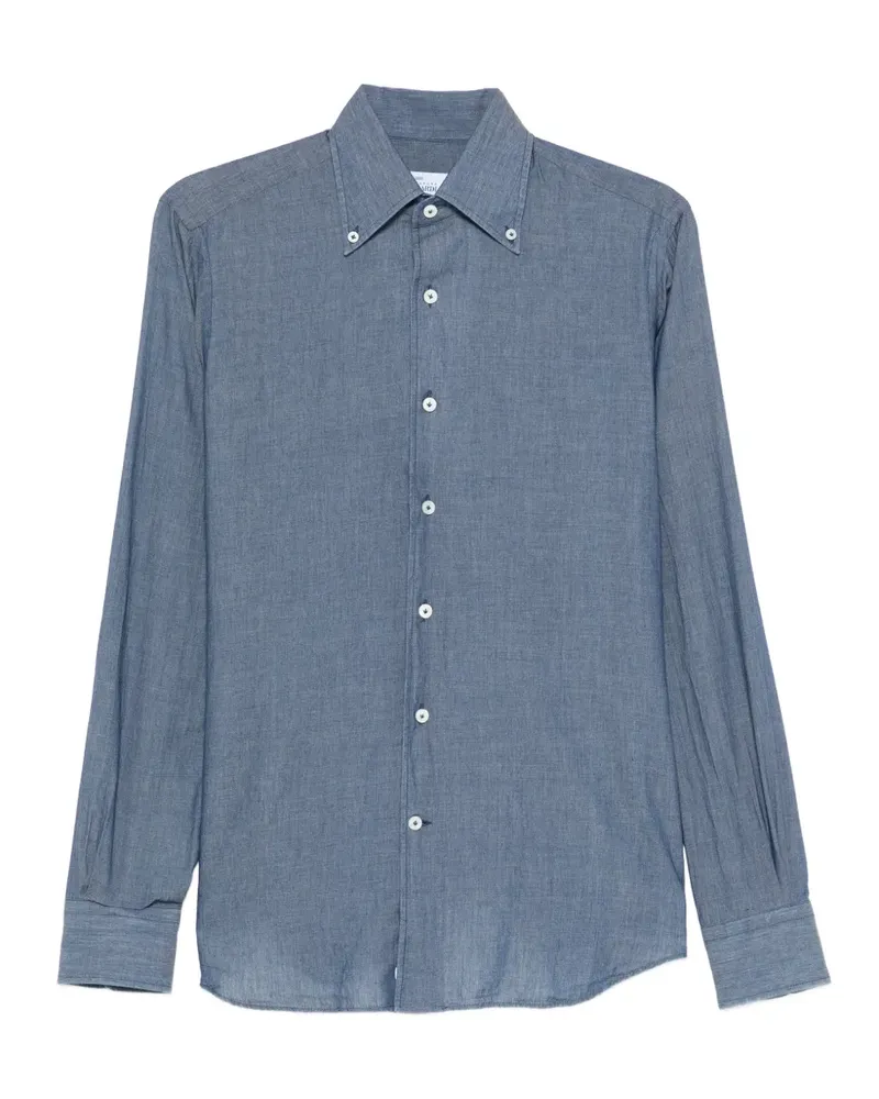Alessandro Gherardi buttoned cotton shirt - Blau Blau