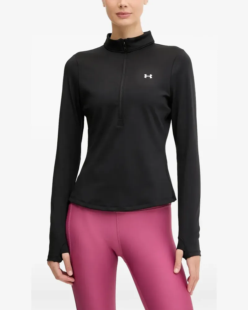 Under Armour Motion Sweatshirt mit Logo-Print - Schwarz Schwarz
