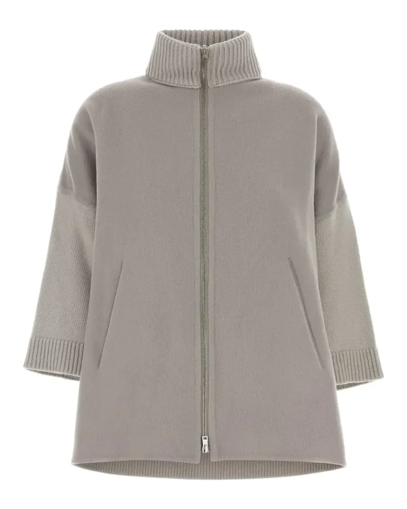 Herno Jacke mit Zopfmuster - Grau Grau
