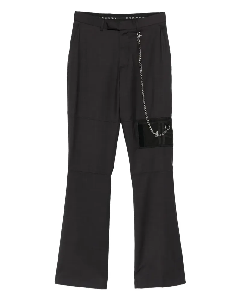 Martine Rose chain-detail trousers - Grau Grau