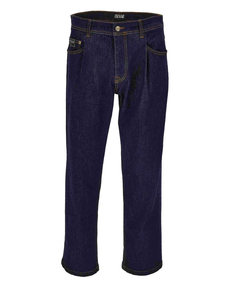Versace Jeans Jeans mit Bundfalten - Blau Blau