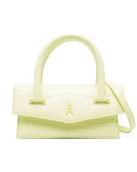 Patrizia Pepe Fly Bamby Tasche mit Kroko-Print Grün