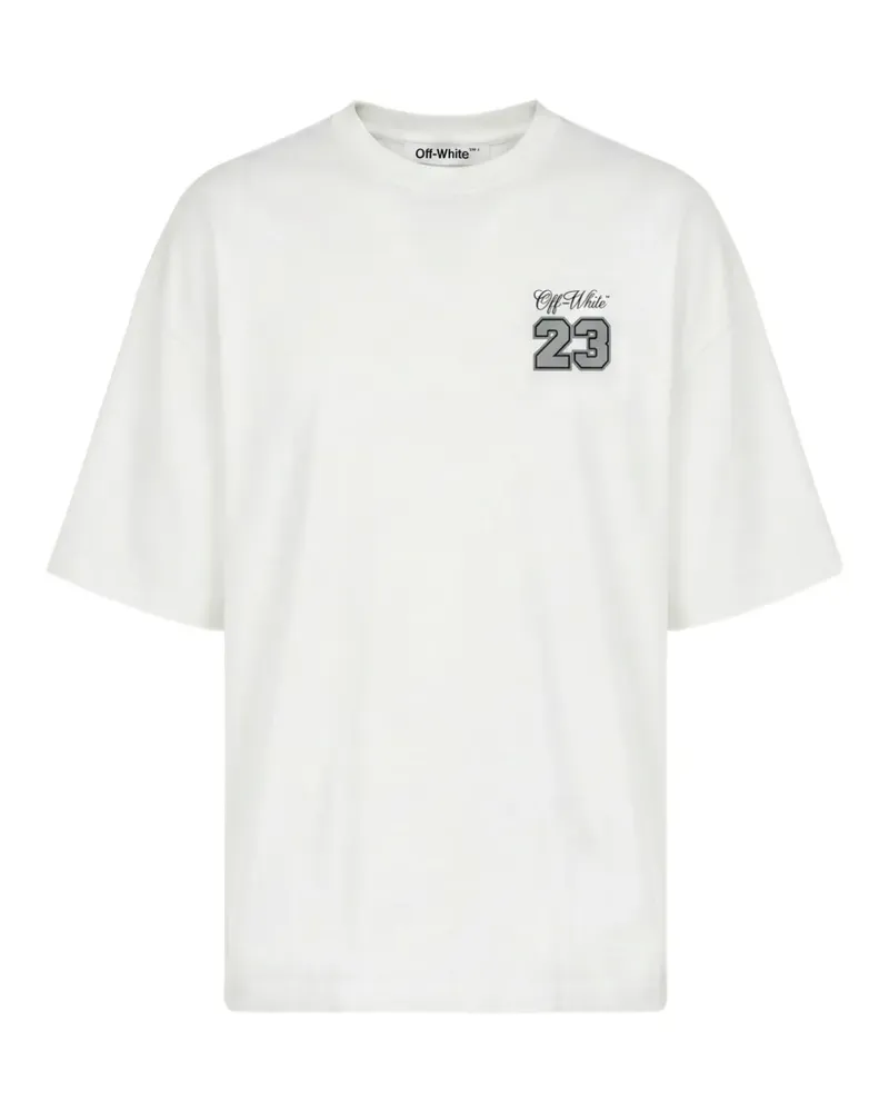 OFF-WHITE T-Shirt mit Logo-Print - Weiß Weiß