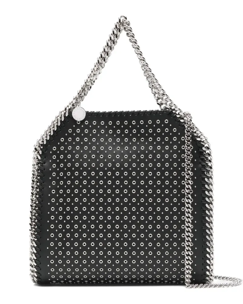 Stella McCartney Falabella Tote Bag mit Ösenverzierung - Schwarz Schwarz