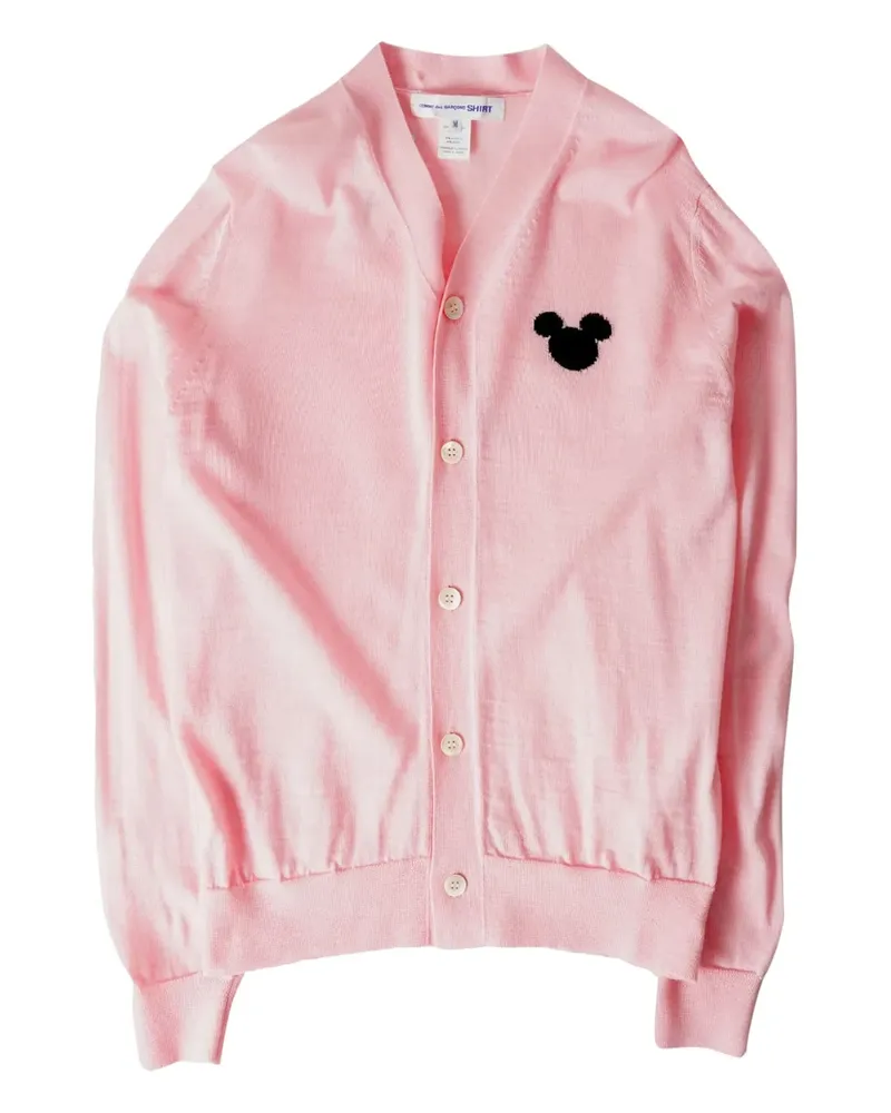 Comme des Garçons x Disney Cardigan mit Stickerei - Rosa Rosa