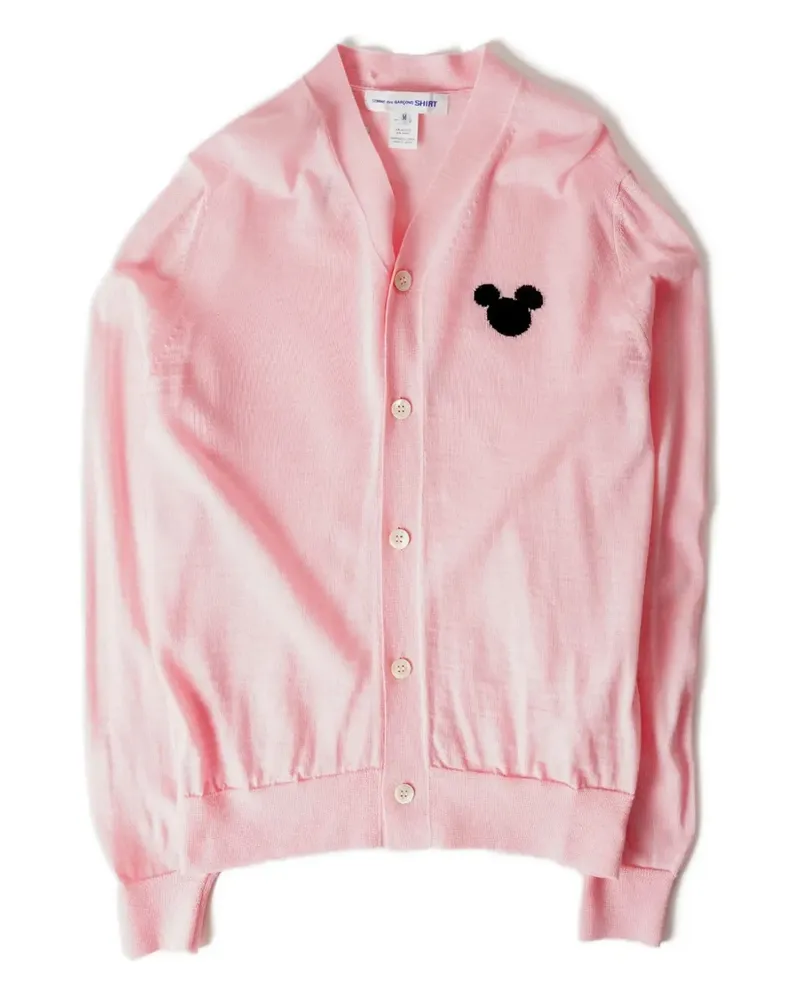 Comme des Garçons x Disney embroidered cardigan - Rosa Rosa