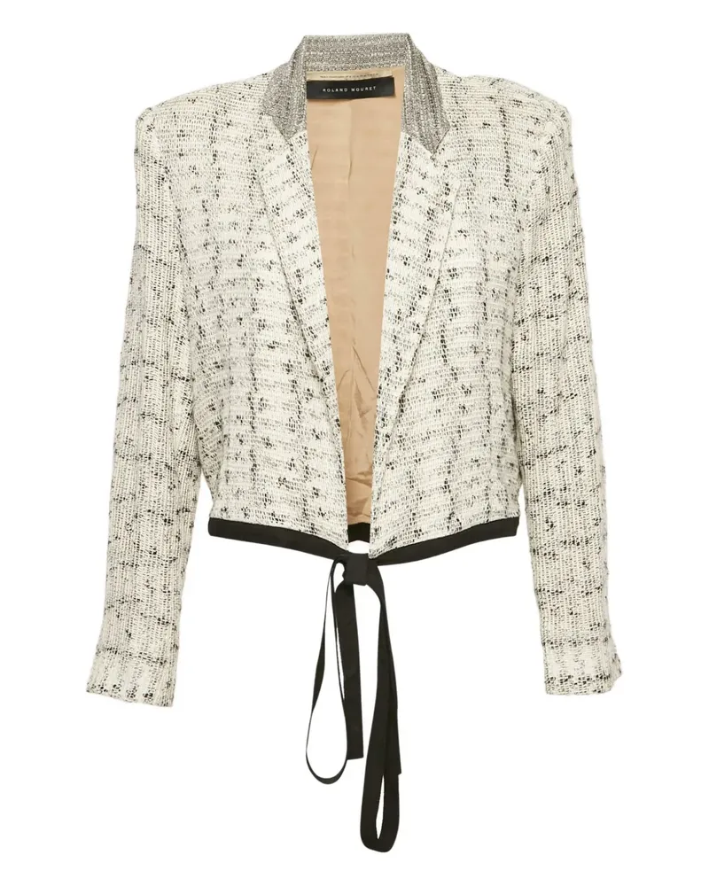 Roland Mouret Pre-owned Tweed-Jacke mit Schnürung - Nude Nude