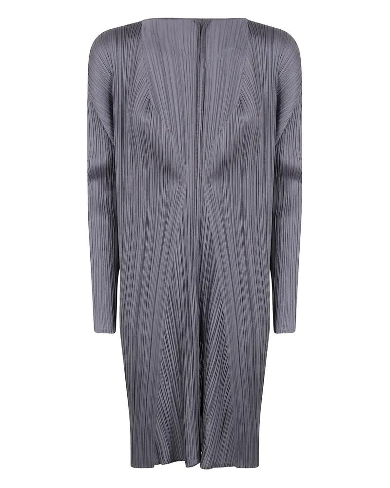 Issey Miyake Cardigan mit Falten - Grau Grau
