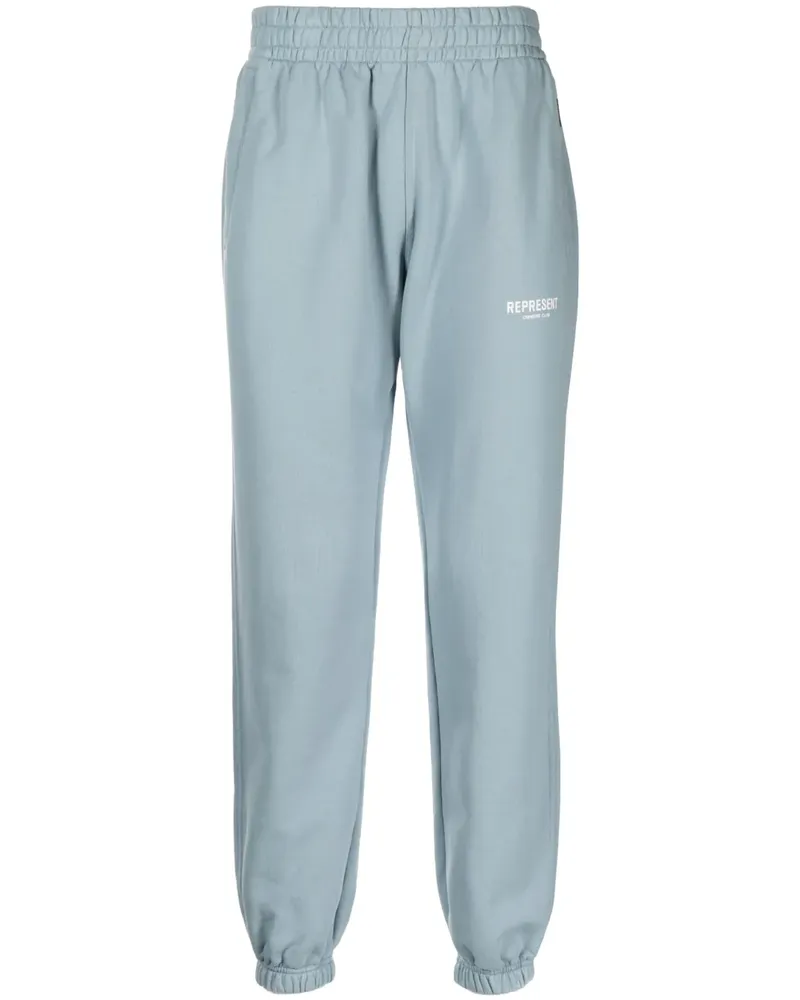 REPRESENT Jogginghose mit Logo-Print - Blau Blau