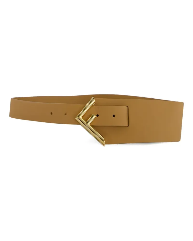 Fendi logo buckle belt - Nude Nude