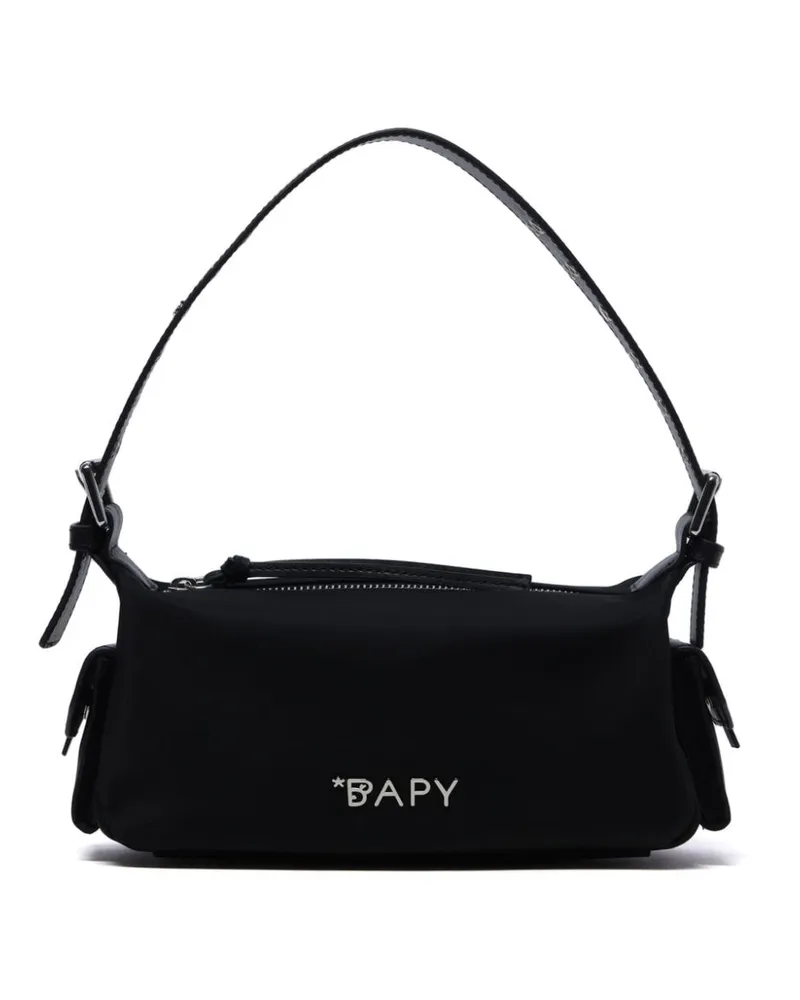 BAPE Shopper mit Logo-Schild - Schwarz Schwarz