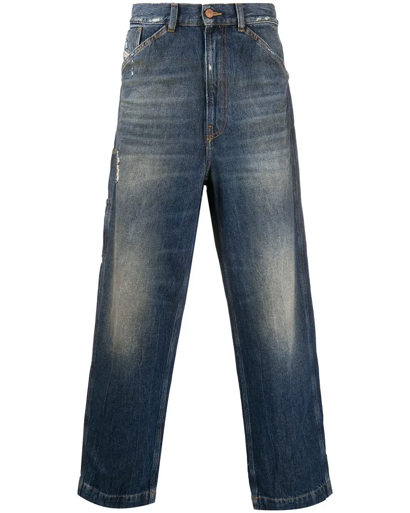 Diesel Gerade 'D-Franky' Jeans - Blau Blau