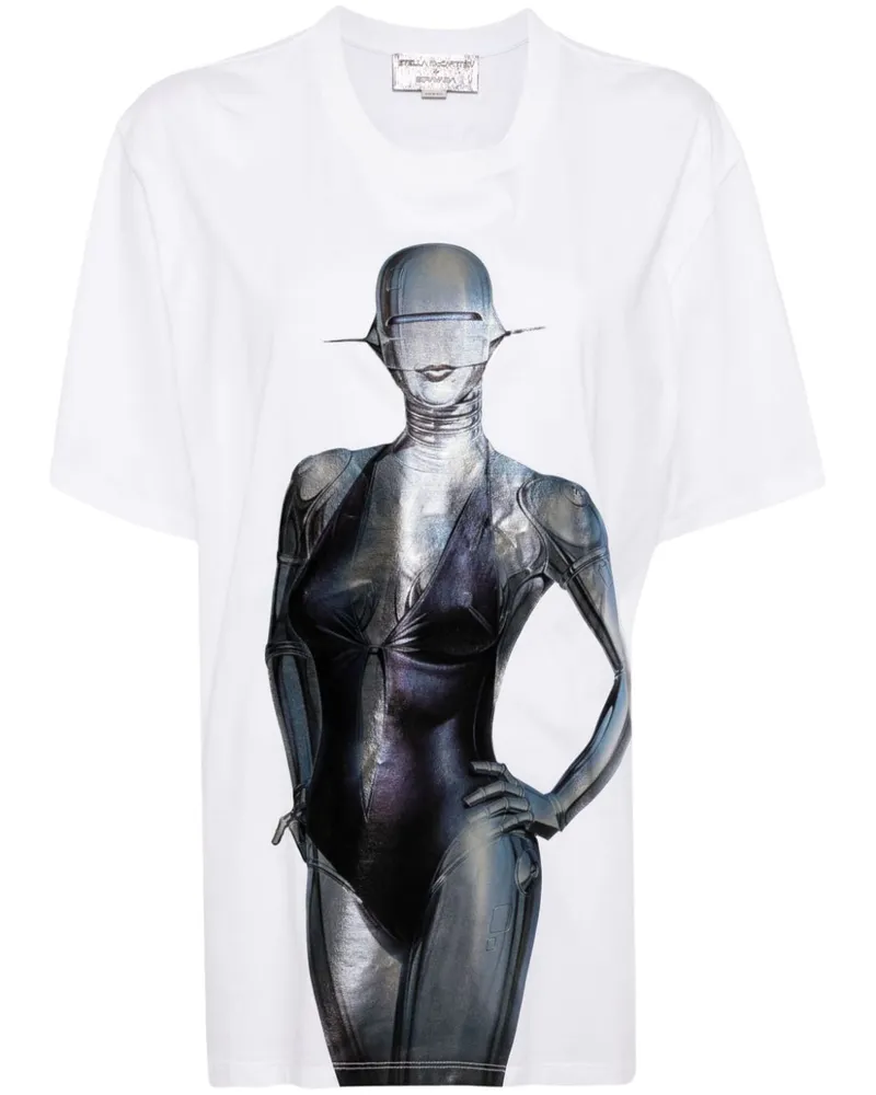 Stella McCartney x Sorayama Sexy Robot T-Shirt Weiß