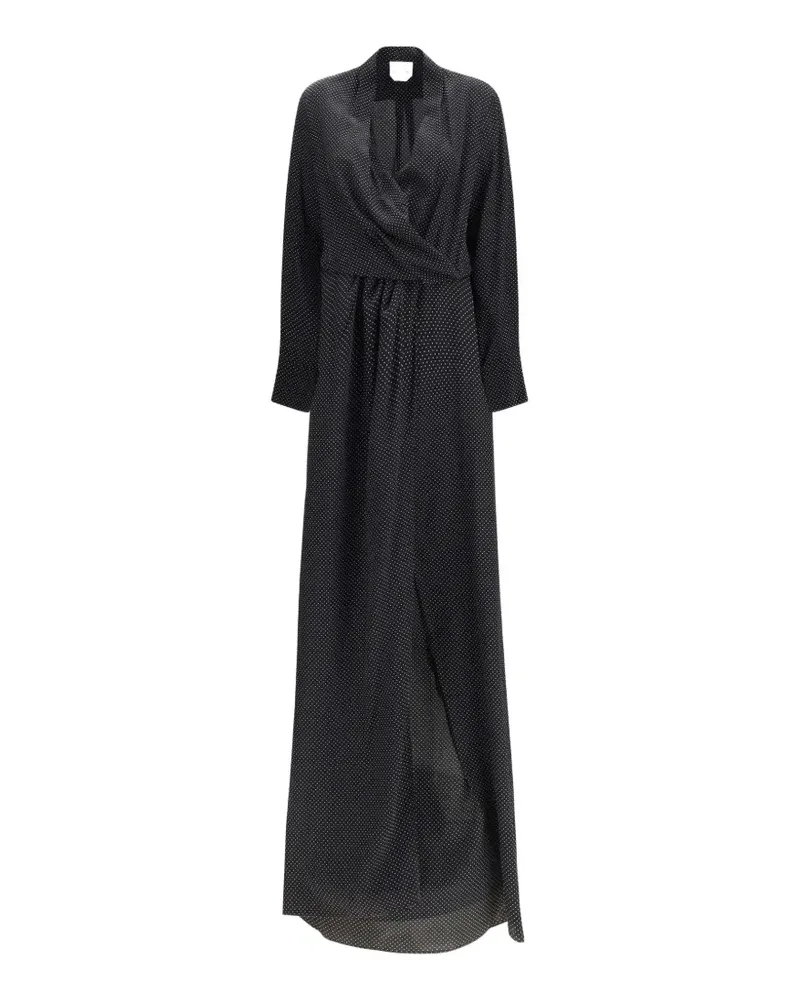 Sa Su Phi polka-dot maxi dress - Schwarz Schwarz