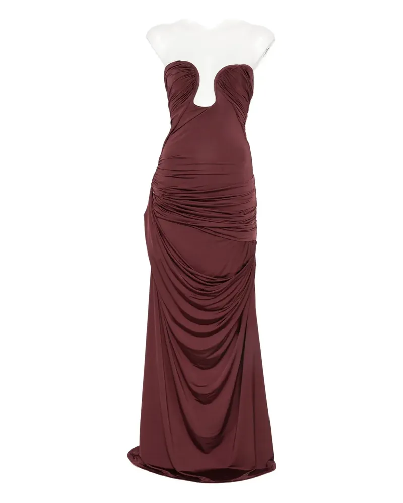 Paris Georgia draped maxi dress - Rot Rot