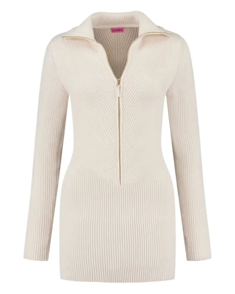 GAUGE81 Soro zip-up midi dress - Nude Nude