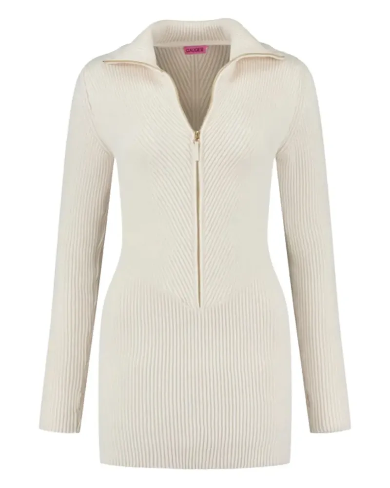 GAUGE81 Soro zip-up midi dress - Nude Nude