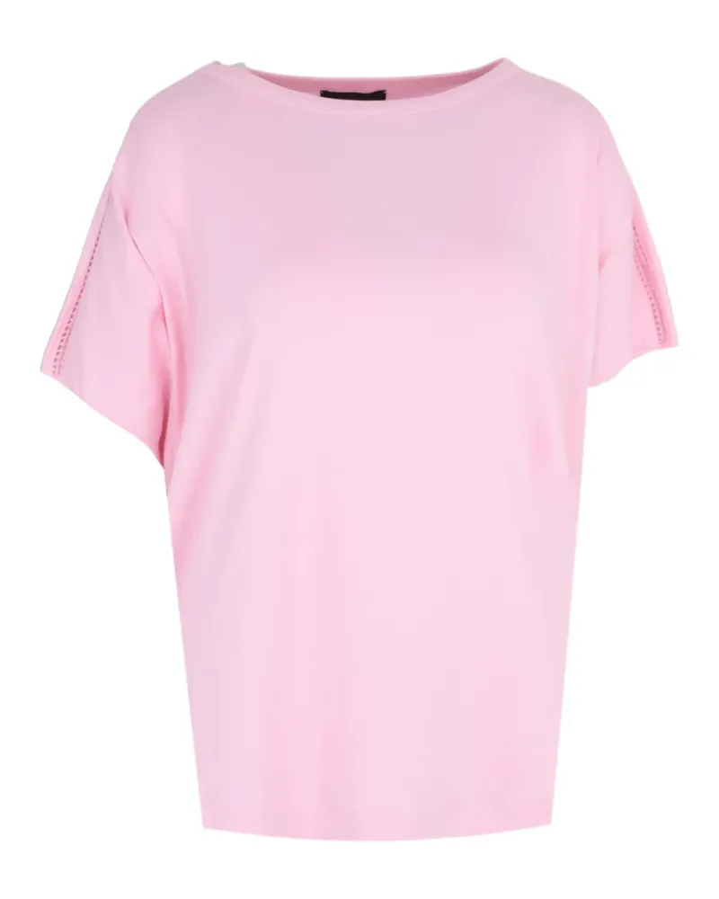 Fabiana Filippi ribbed-knit T-shirt - Rosa Rosa