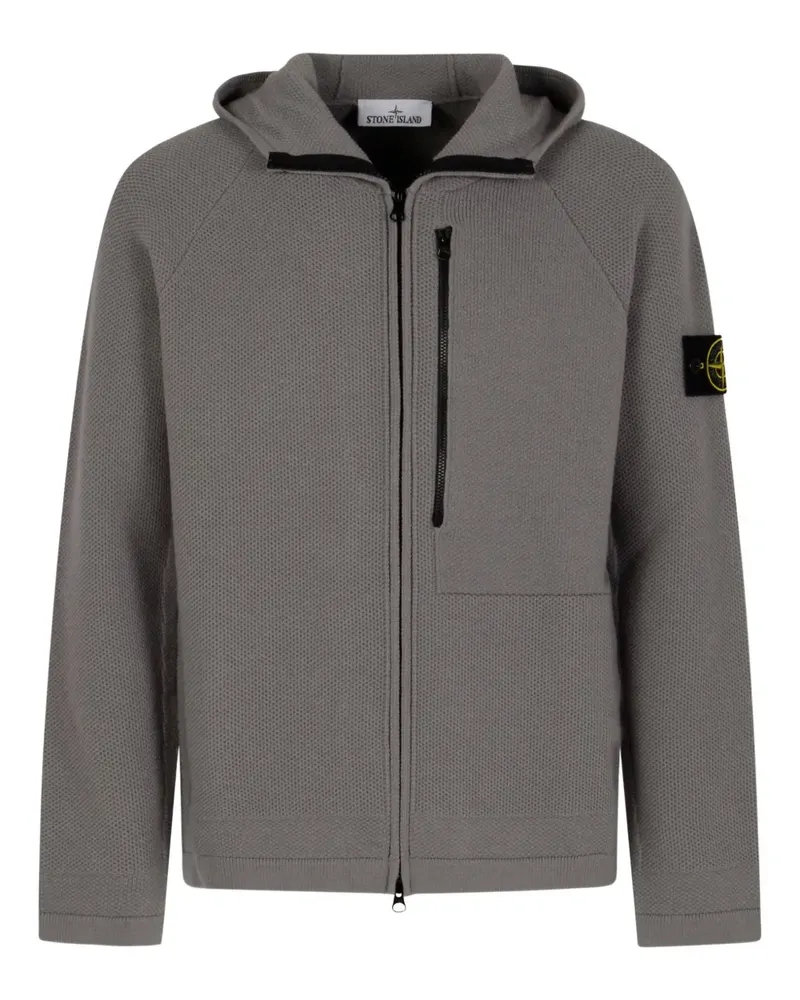 Stone Island Jacke mit Kompass - Grau Grau