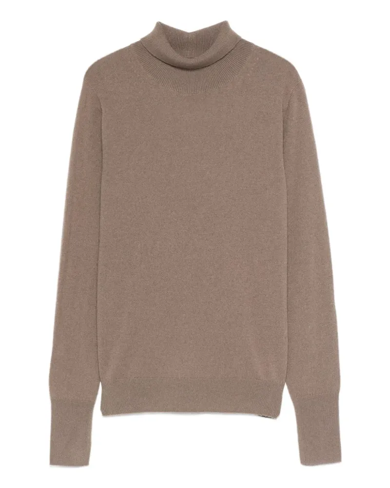 Joseph Langärmeliger Rollkragenpullover - Braun Braun