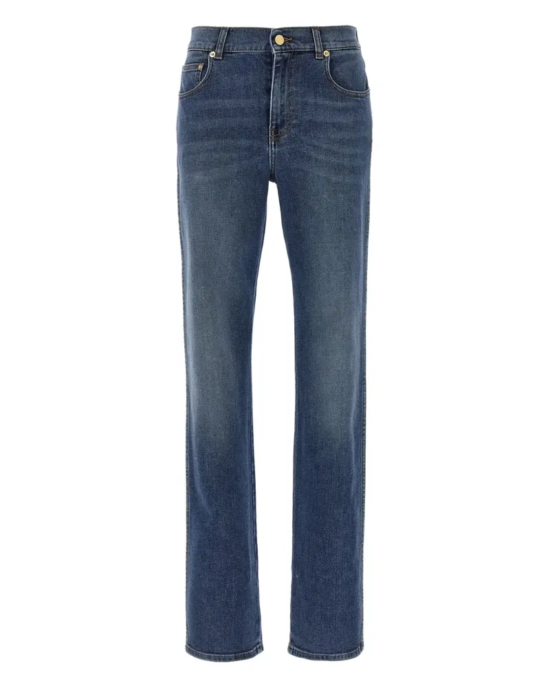 Fabiana Filippi Jeans mit gestrickten Taschen - Blau Blau