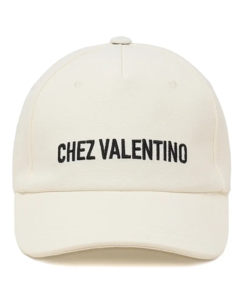 Valentino Garavani Baseballkappe mit Stickerei - Nude Nude