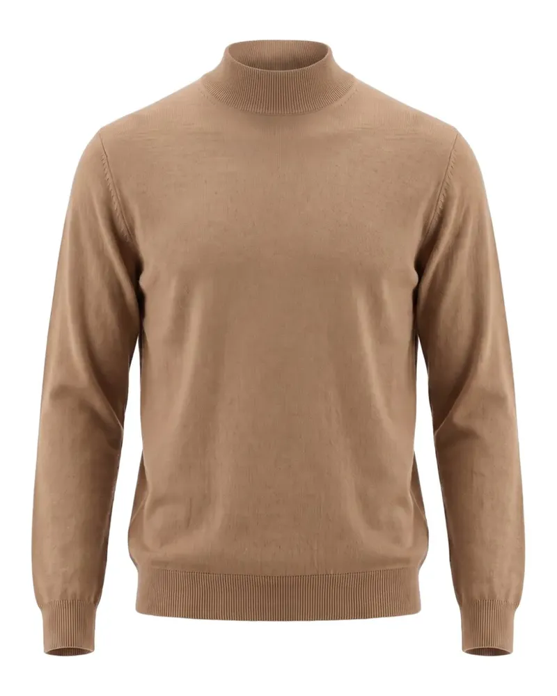 Drumohr  high-neck knitted sweater - Braun Braun