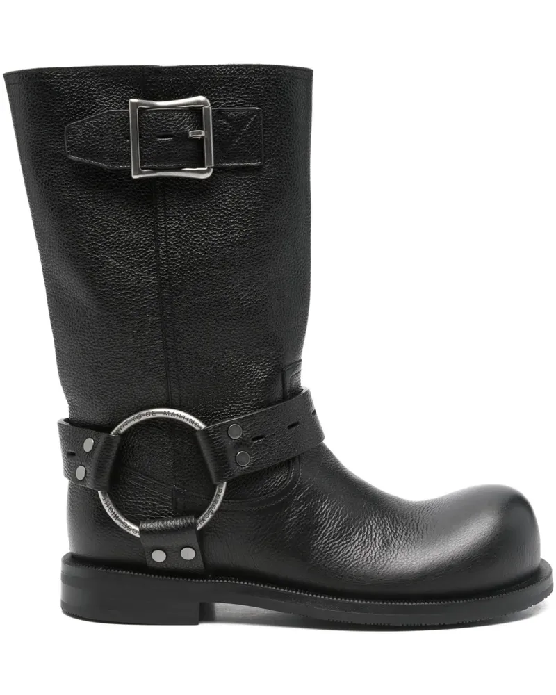 Martine Rose O-ring biker boots - Schwarz Schwarz