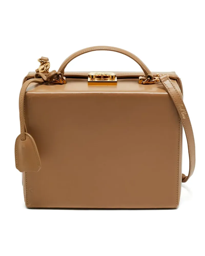 Mark Cross Grace Box-Bag aus Leder - Braun Braun