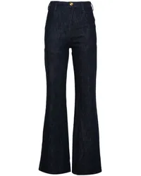 Giambattista Valli Halbhohe Bootcut-Jeans Blau