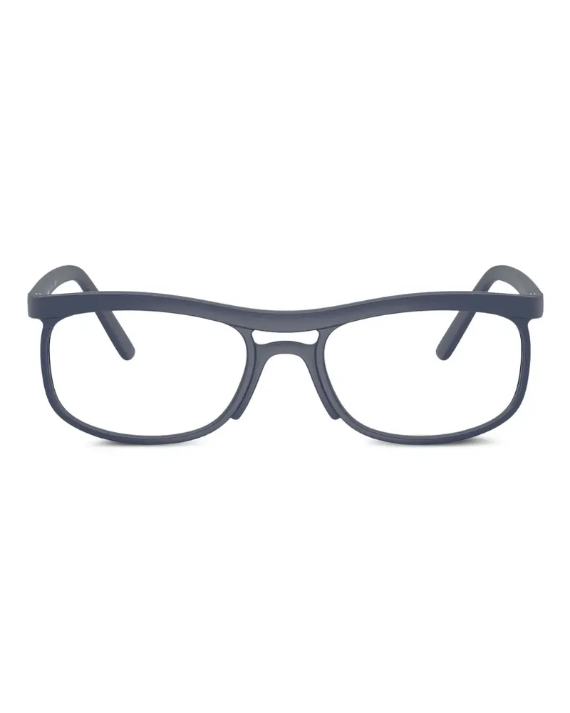 Ray Ban Brille mit eckigem Gestell - Blau Blau