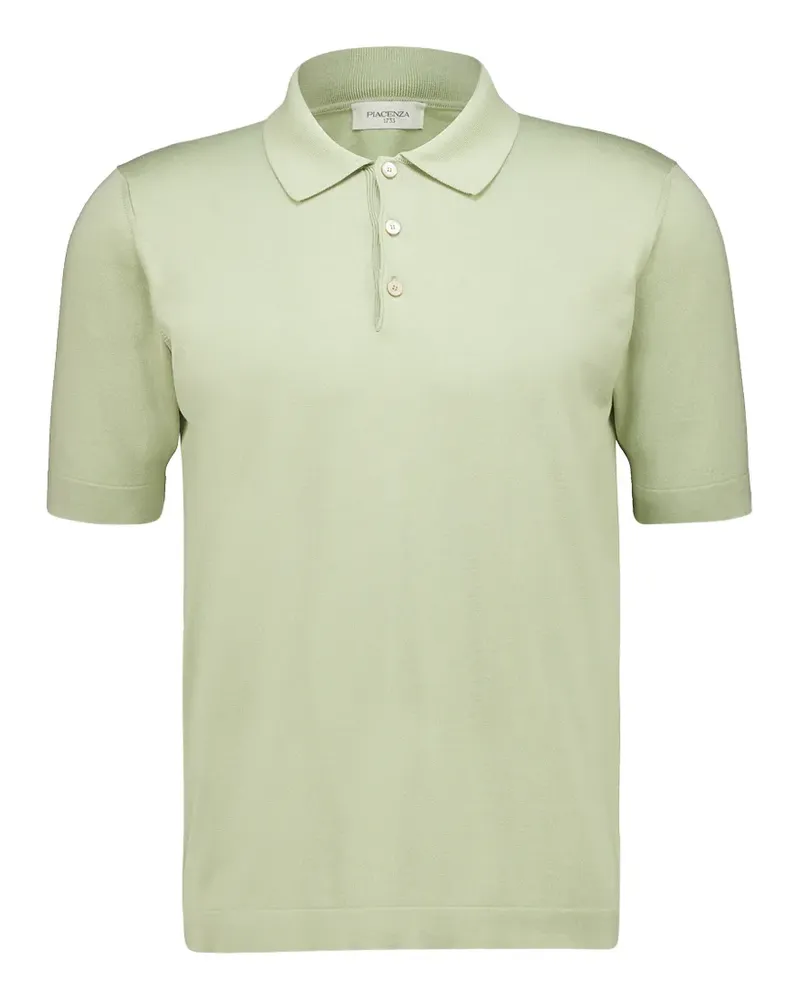 Piacenza Cashmere short-sleeve polo shirt - Grün Grün