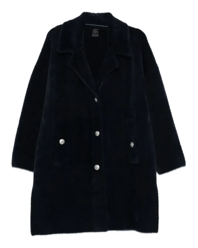 Pinko faux-fur coat - Schwarz Schwarz