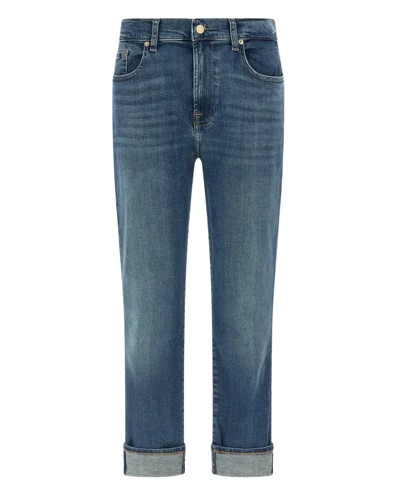 7 for all mankind turn-up hem jeans - Blau Blau