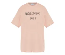 logo-print T-shirt - Rosa