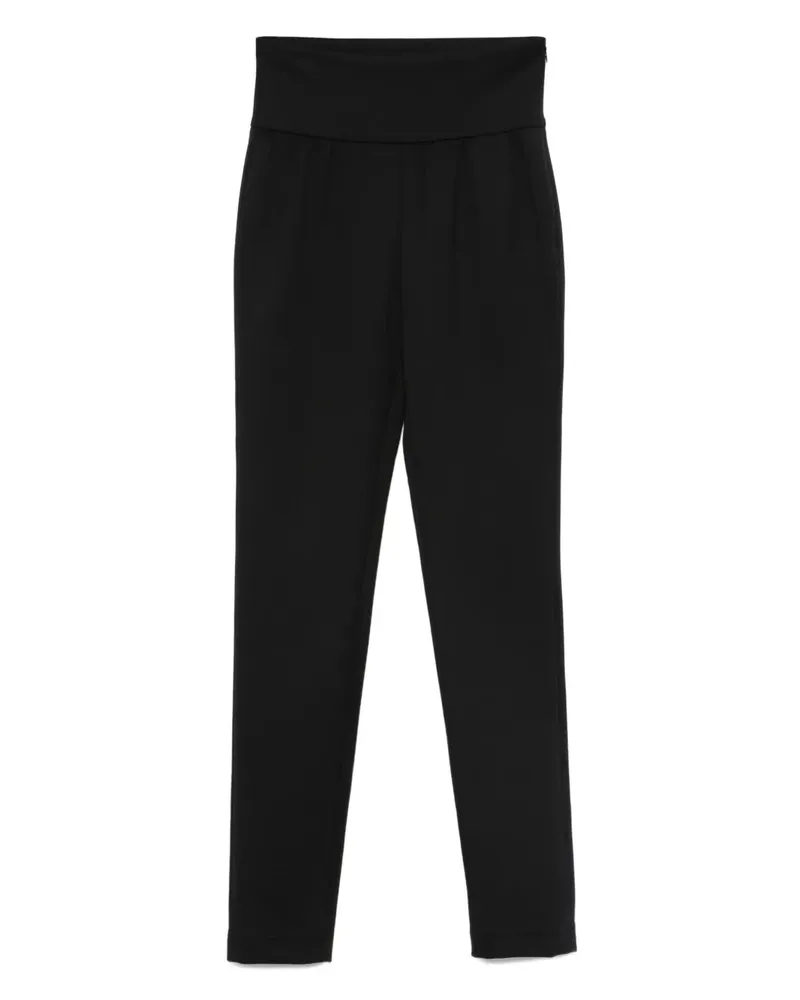 Akris Hose mit elastischem Bund - Schwarz Schwarz