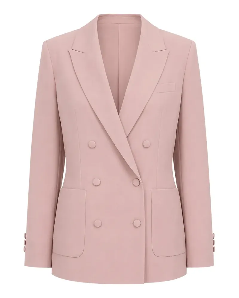 CRUNA Zoe double-breasted blazer - Rosa Rosa