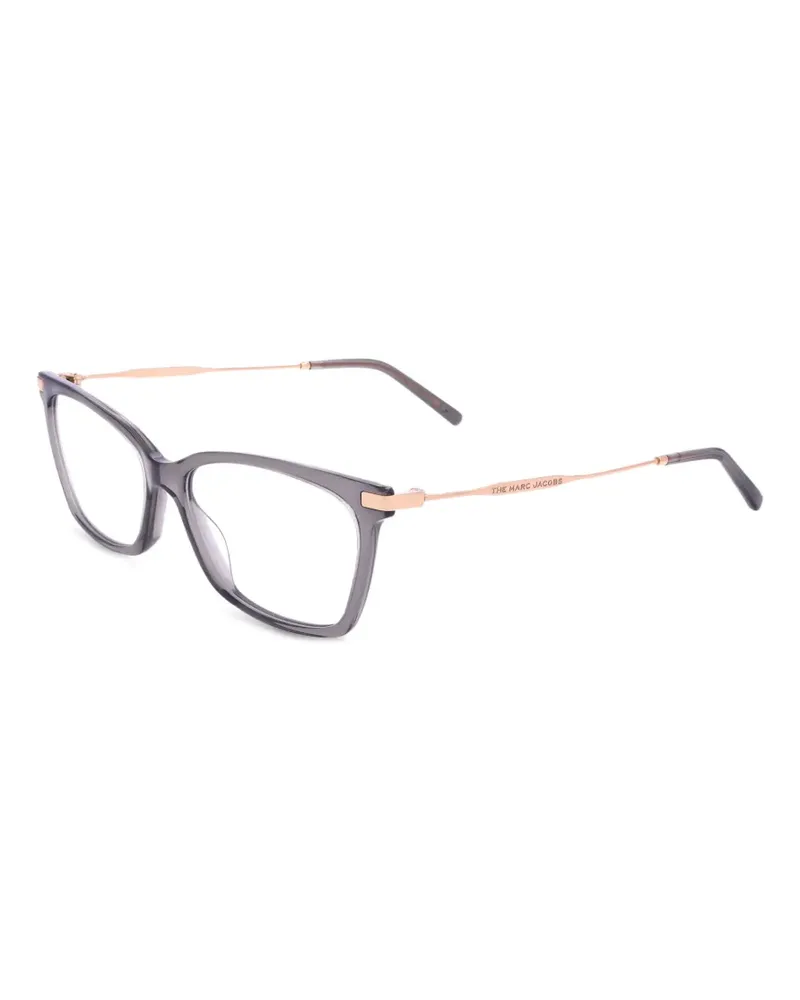 Marc Jacobs Brille mit eckigem Gestell - Grau Grau