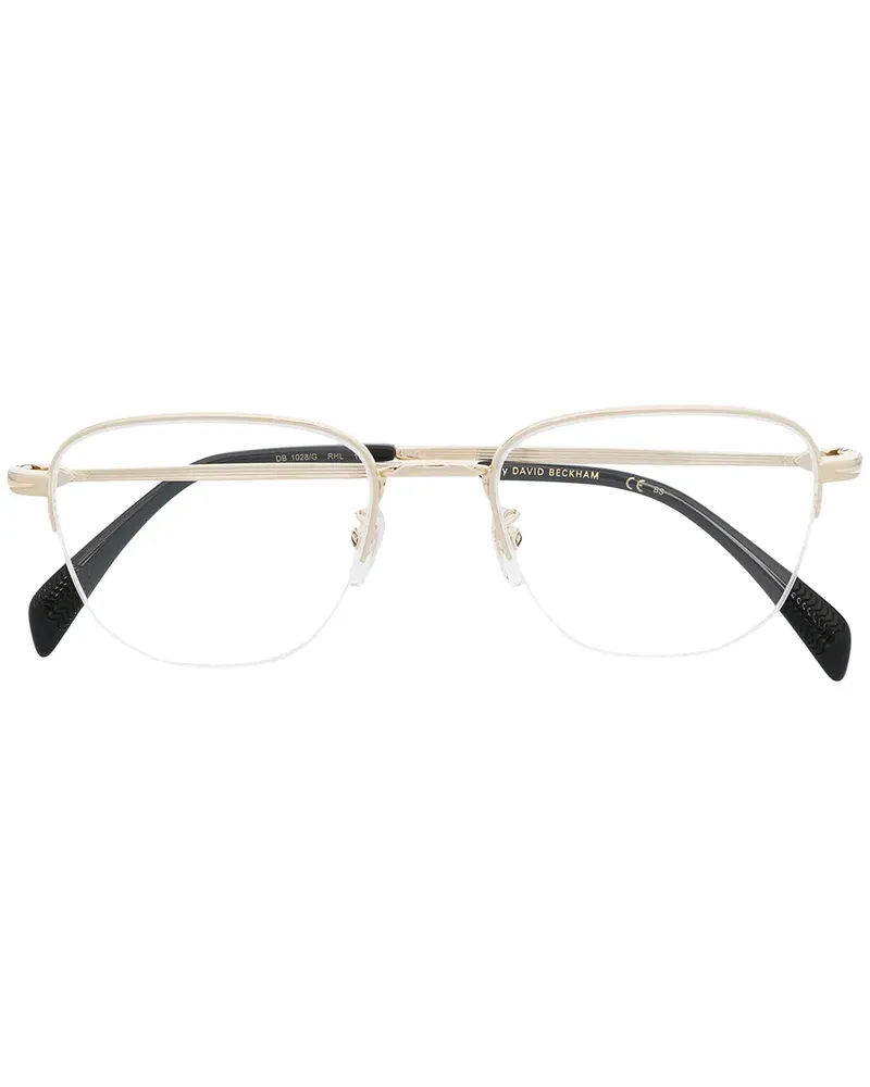 EYEWEAR by DAVID BECKHAM Brille mit eckigem Gestell - Gold Gold