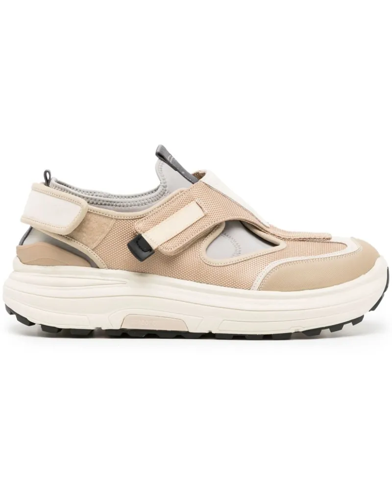 SUICOKE Tred Sneakers mit Logo-Patch Nude