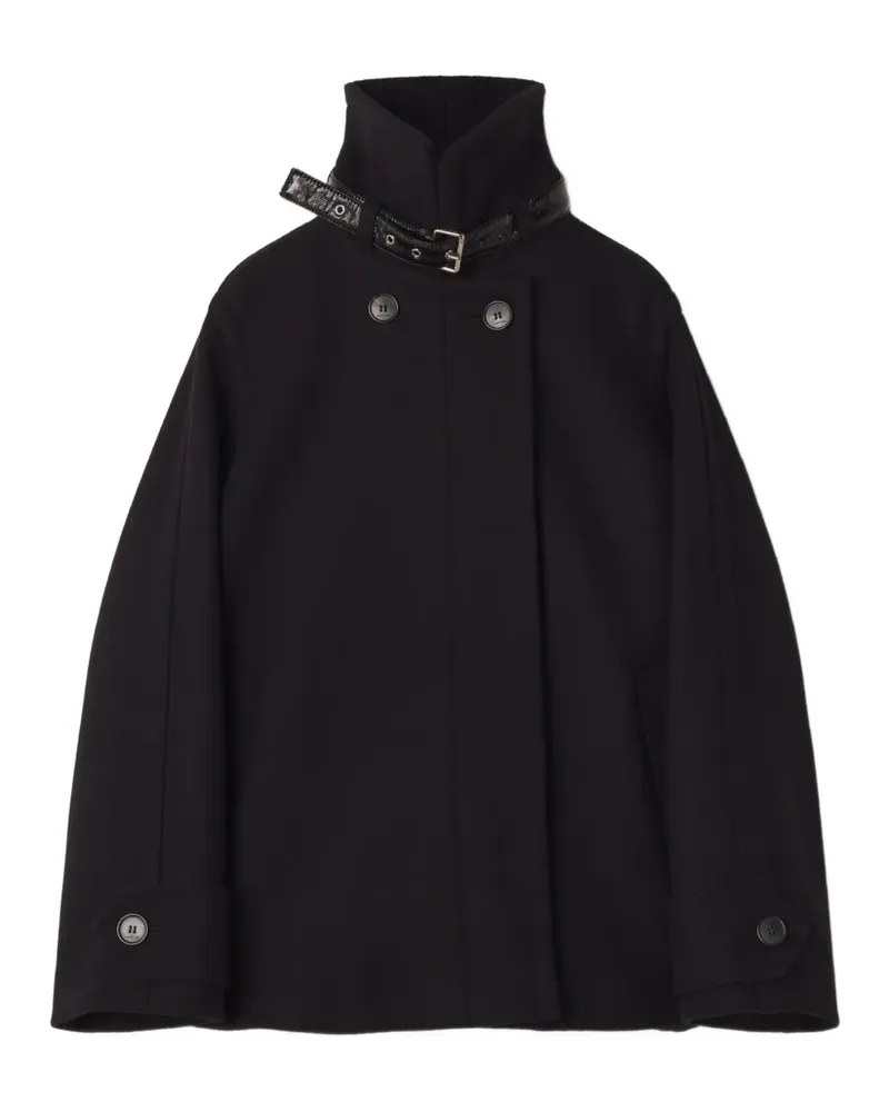 Lanvin Doppelreihiger Mantel - Schwarz Schwarz