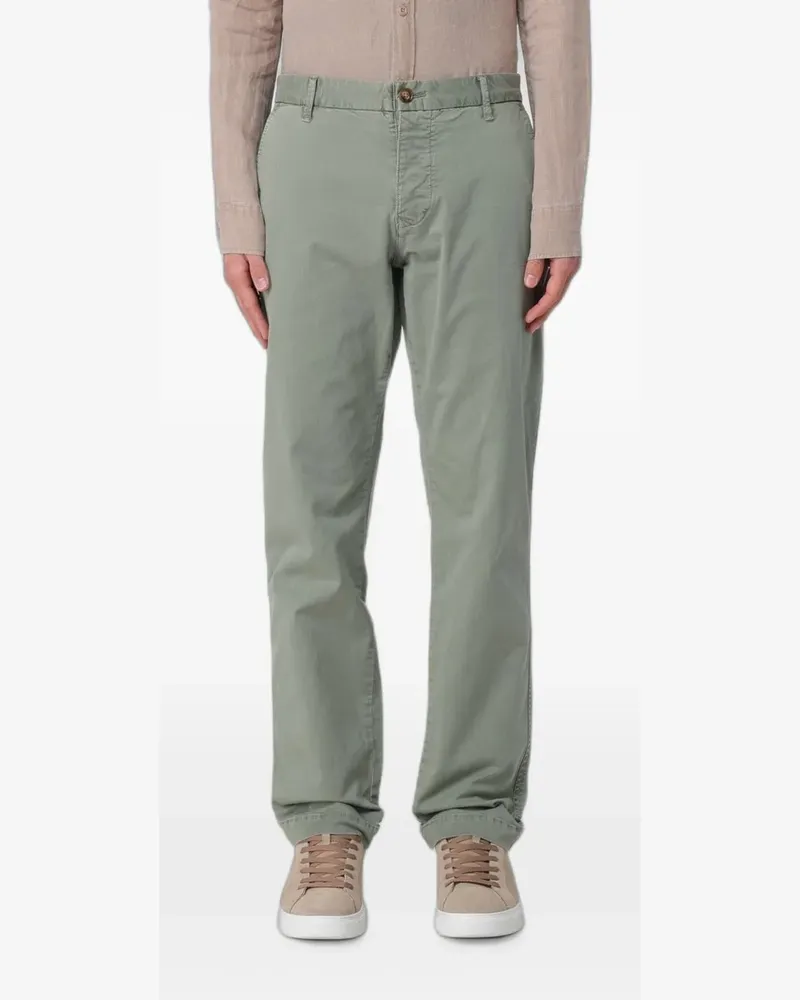 Blauer straight-leg chino trousers - Grün Grün