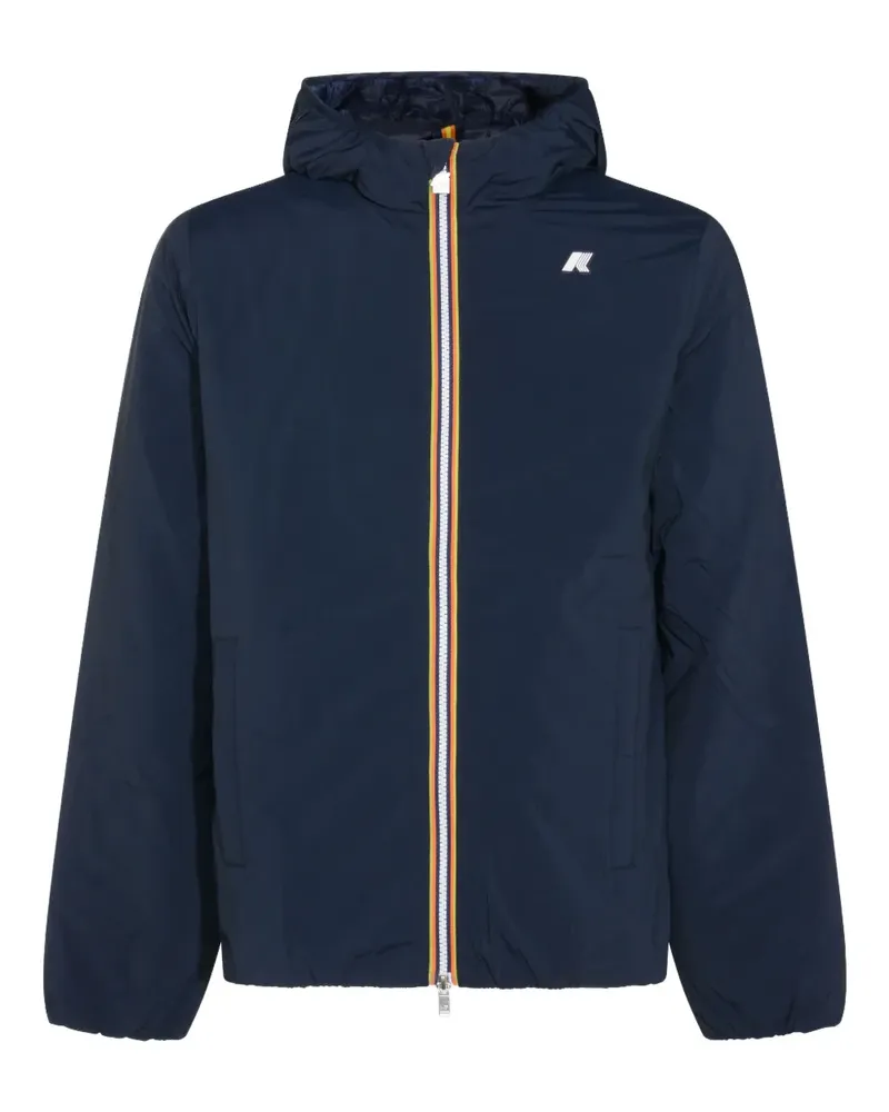 K-Way Kapuzenjacke mit Logo - Blau Blau