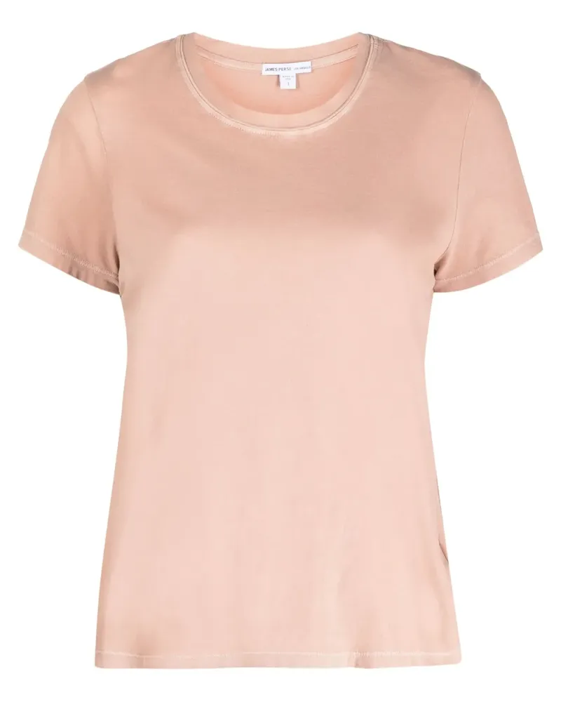 James Perse T-Shirt mit rundem Ausschnitt - Rosa Rosa